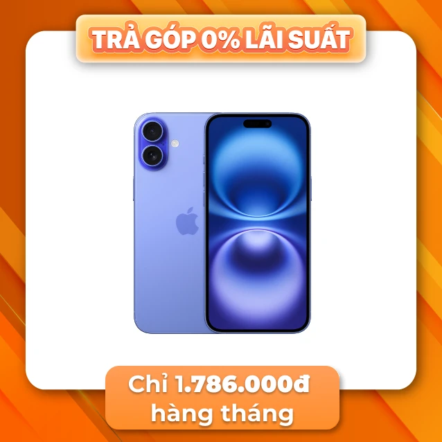 Điện thoại Apple iPhone 16 Plus 256GB VN/A